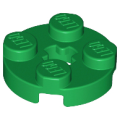 Lego NEW - Plate Round 2 x 2 with Axle Hole~ [Green]