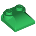 Lego Used - Slope Curved 2 x 2 x 2/3 with 2 Studs and Curved Sides~ [Green]