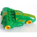 Lego Used - Large Figure Torso KK with Rascus Pattern - Series 1~ [Green]