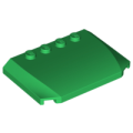 Lego Used - Wedge 4 x 6 x 2/3 Triple Curved~ [Green]