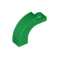 Lego Used - Arch 1 x 3 x 2 Curved Top~ [Green]