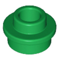 Lego NEW - Plate Round 1 x 1 with Open Stud~ [Green]