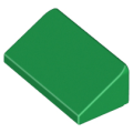 Lego NEW - Slope 30 1 x 2 x 2/3~ [Green]