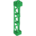 Lego NEW - Support 2 x 2 x 10 Girder Triangular Vertical - Type 4 - 3 Posts 3 Sections~ [Green]