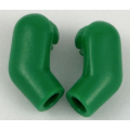 Lego USED - Green Arm (Matching Left and Right) Pair
