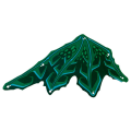 Lego NEW - Cloth Wing Dragon Left Sand Green Ribs Lime and Dark Green ScalesPattern~ [Green]
