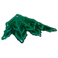 Lego NEW - Cloth Wing Dragon Right Medium Azure Ribs Lime and Dark Green ScalesPattern~ [Green]