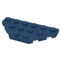 Lego NEW - Wedge Plate 3 x 6 Cut Corners~ [Dark Blue]