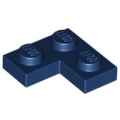 Lego Used - Plate 2 x 2 Corner~ [Dark Blue]