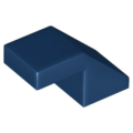 Lego NEW - Slope 45 2 x 1 with Cutout without Stud~ [Dark Blue]