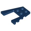 Lego NEW - Wedge Plate 4 x 4~ [Dark Blue]