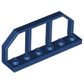 Lego NEW - Plate Modified 1 x 6 with Train Wagon End~ [Dark Blue]