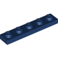 Lego NEW - Plate 1 x 5~ [Dark Blue]