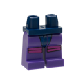 Lego NEW - Hips and Dark Purple Legs with Dark Blue Narrow Leotard and Magenta Double~ [Dark Blue]