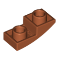 Lego NEW - Slope Curved 2 x 1 x 2/3 Inverted~ [Dark Orange]