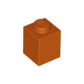 Lego NEW - Brick 1 x 1~ [Dark Orange]