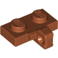 Lego NEW - Hinge Plate 1 x 2 Locking with 1 Finger on Side without Bottom Groove~ [Dark Orange]