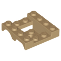 Lego NEW - Vehicle Mudguard 4 x 4 x 1 1/3 Double~ [Dark Tan]