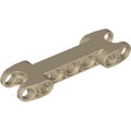 Lego Used - Technic Axle and Pin Connector 2 x 7 with 2 Ball Joint Sockets Rounded Ends~ [Dark Tan]