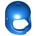 Lego NEW - Minifigure Headgear Helmet Space / Town Reissue with Thick Chin Strap withSimul~ [Blue]