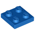 Lego NEW - Plate 2 x 2~ [Blue]