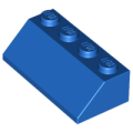 Lego NEW - Slope 45 2 x 4~ [Blue]