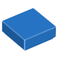 Lego NEW - Tile 1 x 1 with Groove~ [Blue]