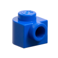 Lego NEW - Brick Round 1 x 1 x 2/3 Half Circle Extended with Side Stud~ [Blue]