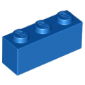 Lego NEW - Brick 1 x 3~ [Blue]