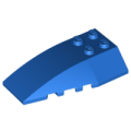 Lego NEW - Wedge 6 x 4 Triple Curved~ [Blue]