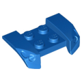 Lego NEW - Vehicle Mudguard 2 x 4 with Headlights Overhang~ [Blue]