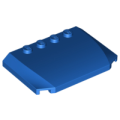 Lego Used - Wedge 4 x 6 x 2/3 Triple Curved~ [Blue]