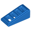 Lego NEW - Slope 18 2 x 1 x 2/3 with Grille~ [Blue]