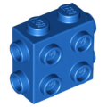 Lego NEW - Brick Modified 1 x 2 x 1 2/3 with Studs on Side and Ends~ [Blue]