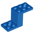 Lego NEW - Bracket 5 x 2 x 2 1/3 with 2 Holes and Bottom Stud Holder~ [Blue]