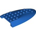Lego Used - Aircraft Fuselage Aft Section Curved Top 6 x 10~ [Blue]