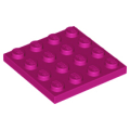 Lego Used - Plate 4 x 4~ [Magenta]