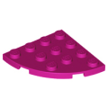 Lego NEW - Plate Round Corner 4 x 4~ [Magenta]