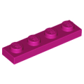 Lego NEW - Plate 1 x 4~ [Magenta]
