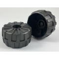 Lego Used - Wheel Hard Plastic Large (54mm D. x 30mm)~ [Pearl Dark Gray]