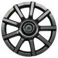 Lego NEW - Wheel Cover 9 Spoke - for Wheel 72206pb01~ [Pearl Dark Gray]