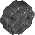 Lego NEW - Technic Axle Connector Block Round with 2 Pin Holes and 3 Axle Holes ~ [Pearl Dark Gray]
