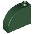 Lego NEW - Slope Curved 3 x 1 x 2 with Hollow Stud~ [Dark Green]