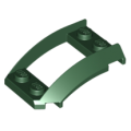 Lego NEW - Wedge 4 x 3 Open with Cutout and 4 Studs~ [Dark Green]