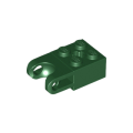 Lego Used - Technic Brick Modified 2 x 2 with Ball Socket and Axle Hole - Straight Fo~ [Dark Green]