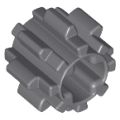 Lego Used - Technic Gear 8 Tooth with Dual Face~ [Dark Bluish Gray]