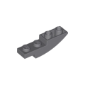 Lego NEW - Slope Curved 4 x 1 Inverted~ [Dark Bluish Gray]