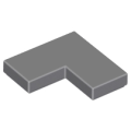 Lego NEW - Tile 2 x 2 Corner~ [Dark Bluish Gray]