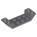 Lego NEW - Slope Inverted 45 6 x 2 Double with 2 x 4 Cutout~ [Dark Bluish Gray]