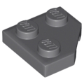 Lego NEW - Wedge Plate 2 x 2 Cut Corner~ [Dark Bluish Gray]